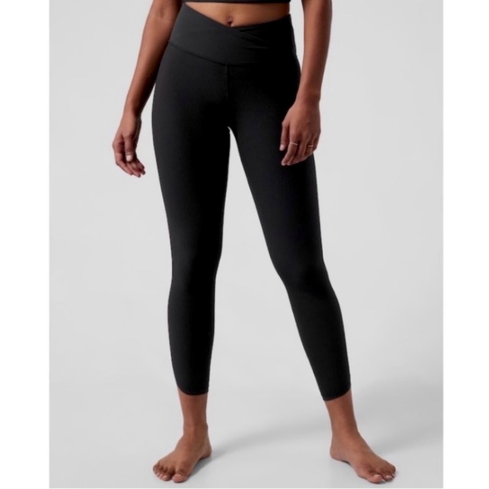 Athleta Black High-Waisted Leggings